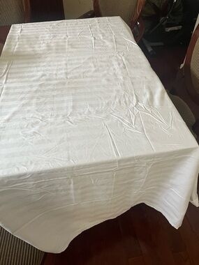 Charter Club WPL 8046 White Cotton Twin flat Sheet